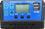 Regulator de incarcare panou solar 10 A cu 2 intrari USB, Kerbl