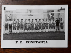 F.C. CONSTANTA - FOTOGRAFIE VECHE ALB NEGRU - PROBABIL ANII 1980 foto