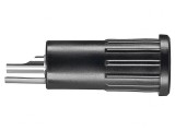 Conector Banană 4mm Negru 16A