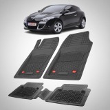 Covorase Auto TeamCar&reg; Tip Tavita Compatibile Renault Megane III Coupe (2008-2016) Negru Material Rezistent
