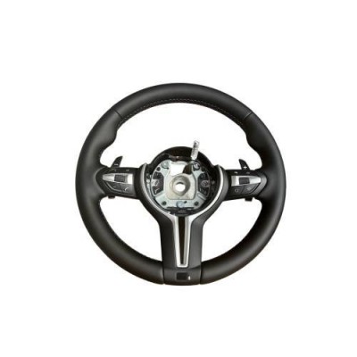 Volan sport piele cu padele model M compatibil Bmw ,Seria 1 3 X1 X5 X6 Z4 E81 E87 E90 E91 E84 E71 E70 E89 foto