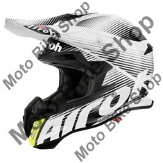 MBS Casca motocross Airoh Terminator 2.1 Levels White Gloss, alb, L=59-60, Cod Produs: T2LE38LAU foto