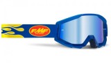 Ochelari Enduro MX FMF Powercore Flame Navy Mirror Blue