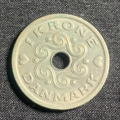 Moneda 1 coroana 1992 Danemarca