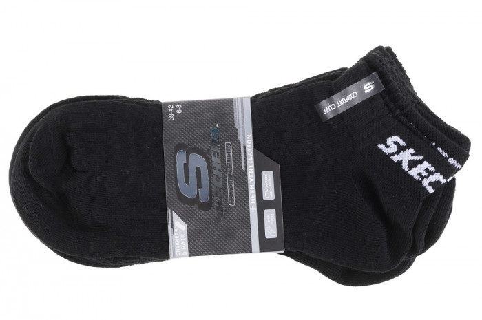 șosete Skechers 5PPK Mesh Ventilation Socks SK43022006-9999 negru