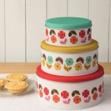 Cutie metalica medie - Mid Century Poppy Cake | Rex London