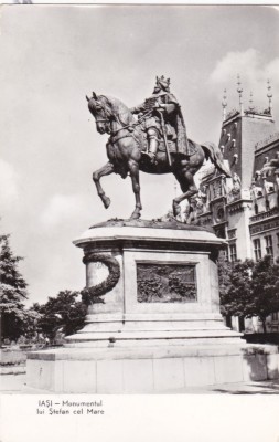 AS - ILUSTRATA 1171, IASI - MONUMENTUL LUI STEFAN CEL MARE, ANUL 1962 foto