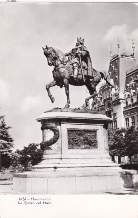 AS - ILUSTRATA 1171, IASI - MONUMENTUL LUI STEFAN CEL MARE, ANUL 1962