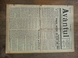 Cumpara ieftin ZIARUL ''AVANTUL'' , 8 FEBRUARIE 19145 *** ZIAR BRASOV