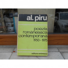 Poezia romaneasca contemporana , 1950 -1975 , Al. Piru