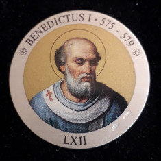 Italia Medalie Argint 925 marcat - Papa Benedictus I foto