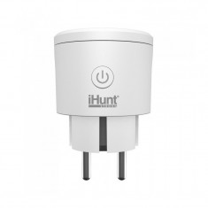 Priza inteligenta iHunt Smart Plug Meter, WI-FI, procesor Cortex-M4, 16 A, Alb
