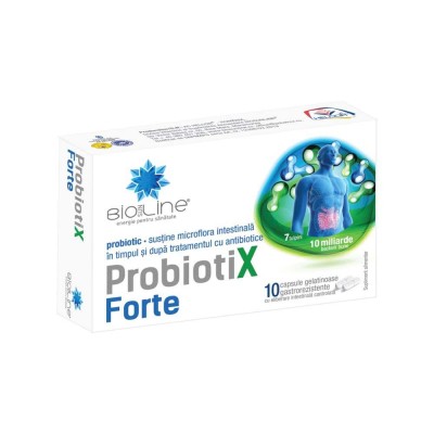 Probiotix Forte BioSunLine 10 capsule Helcor foto