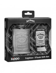 Set cadou bricheta Zippo butelca inox Jack Daniel&amp;#039;s 49080 foto