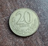 C50 - Moneda foarte veche - Albania - 20 leke - 1996
