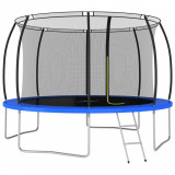 Set trambulina rotunda, 366 x 80 cm, 150 kg GartenMobel Dekor, vidaXL