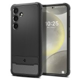 Husa pentru samsung galaxy s24, spigen rugged armor, black