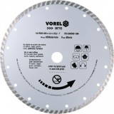 Disc diamantat turbo Vorel 08755, diametru 230mm, pentru beton armat