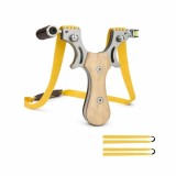 Prastie cu laser DEPOX&reg;, metalica, 11.5 cm, cu boloboc, maner lemn, bej