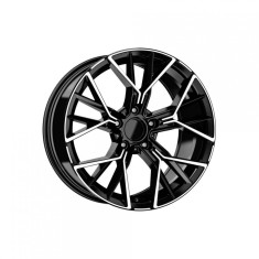 Set jante auto Kormetal R20 8.5J ET30 9.5J ET40 5x120 BMW negru+diamond cut