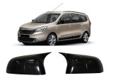 Capace Oglinzi Batman Negru Lucios Dacia Lodgy (2012-2022) - Set 2 Bucati, ABS, Montaj Ușor