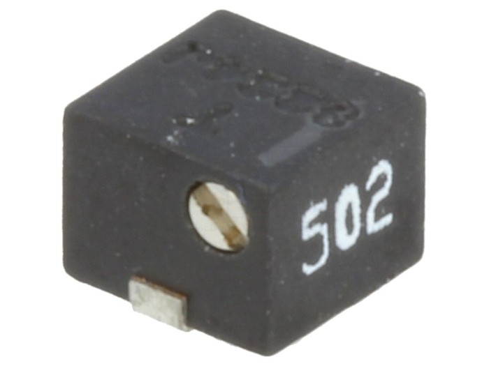 Rezistor multitura 5k&Omega; SMD orizontal