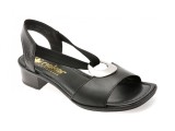 Cumpara ieftin Sandale RIEKER negre, 62662, din piele naturala