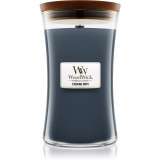 Woodwick Evening Onyx lum&acirc;nare parfumată cu fitil din lemn 609.5 g