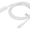 Cablu DisplayPort la HDMI 2m Alb