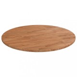 vidaXL Blat de masă rotund maro deschis &Oslash;90x1,5 cm lemn stejar tratat
