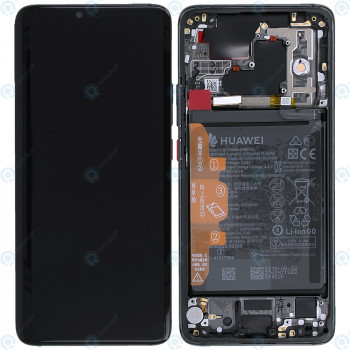 Huawei Mate 20 Pro (LYA-L09, LYA-L29, LYA-L0C) Capac frontal al modulului de afișare + LCD + digitizer + acumulator negru 02352FRL foto