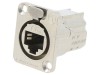 Conector Panou Cat6a Ecranat Feedthrough, Neutrik