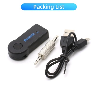 Adaptor Bluetooth 5.0 cu jack 3.5MM si microfon receiver aux masina, boxe foto