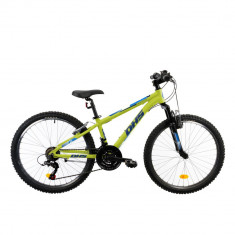 Bicicleta Copii Dhs Terrana 2423 2022 - 24 Inch, Verde foto