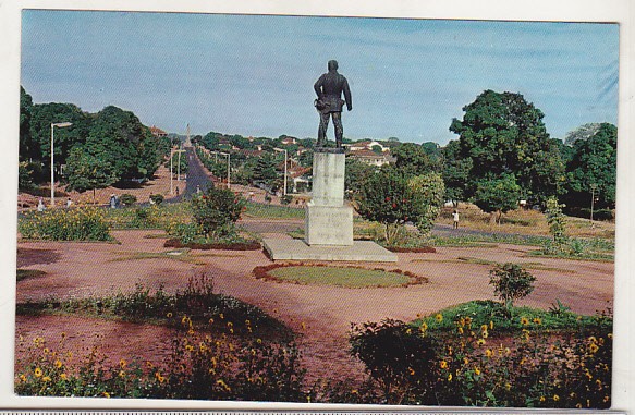 bnk cp Guinea Bissau - Monumentul lui Texiera Pinto - necirculata