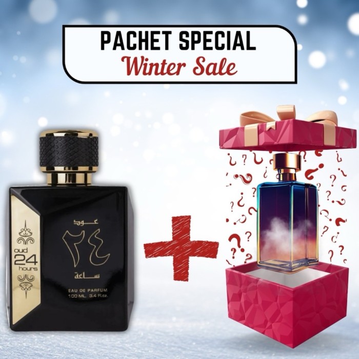 Set Oud 24 Hours 100ml + deodorant 50 ml + Parfum Surpriza 100ml