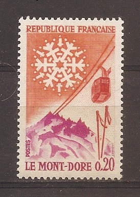 Franta 1961 - Mont Dore, MNH foto