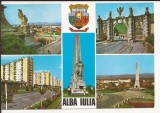 Carte Postala veche - Alba Iulia, Circulata 1977