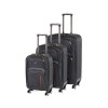 Set de valize cu roți TraveLux Light, negru