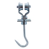 Cumpara ieftin Suport culisant cu 2 role de &Oslash; 48 mm, carlig pentru agatare 17 cm
