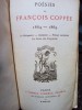 Francois Coppee - Poesies 1864 - 1869 (Editia: 1870)