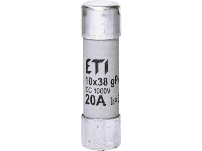 Siguranta fuzibila voltaica 20A CH10X38 gPV 1000V Eti 002625085 foto