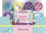 Set 12 stampile cu tus propriu - Unicorni | Totum