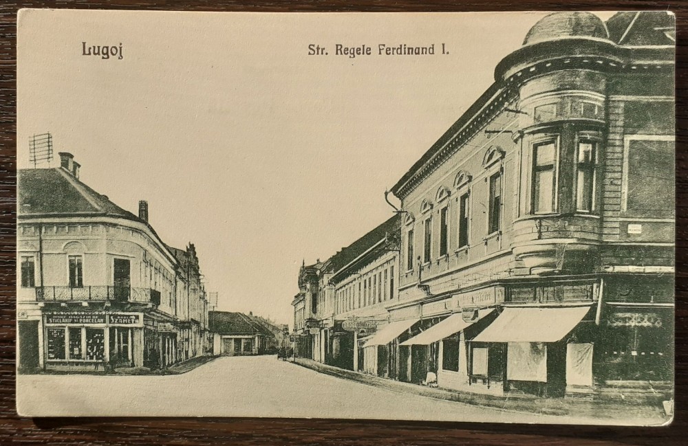 160) CARTE POSTALA ROMANIA - LUGOJ - STRADA REGELE FERDINAND I,  Necirculata, Printata | Okazii.ro