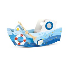 Jucarie din lemn pentru copii - Barca capitanului