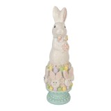 Cumpara ieftin Figurina Iepurasi polirasina multicolora 12x11x34 cm
