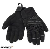 Manusi barbati pentru scuter - motocicleta Naked/Adventure vara Seventy model SD-N60 Two Stroke culoare: negru &ndash; degete tactile XXXL (12 cm)