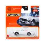 Mașinuță Matchbox Mercedes Benz 230 SL 1963, machetă auto, alb, 1:64