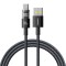 Baseus - Data Cable Display 2 (P10382701111-00) - Fast Charging, USB to Type-C, Digital Display, 100W, 2m - Cosmic Black