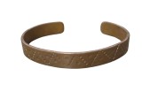 BRĂȚARĂ DE TIP CUFF VINTAGE DIN CUPRU